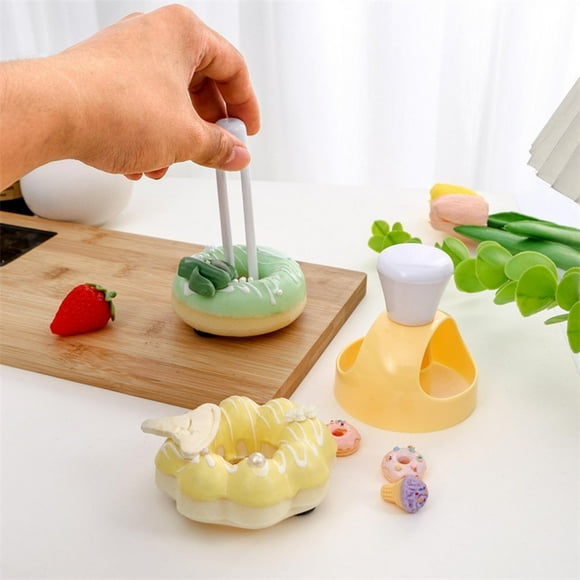 Donut Maker Tool Cutter Reusable Non Stick Mould Fondant Cake Bread Dessert Mould Stamp Mould Home Kitchen DIY Baking Tool Donut Maker DIY Cutter Baking Tool Cake Kits for Teen Girls Candy Melt Pot
