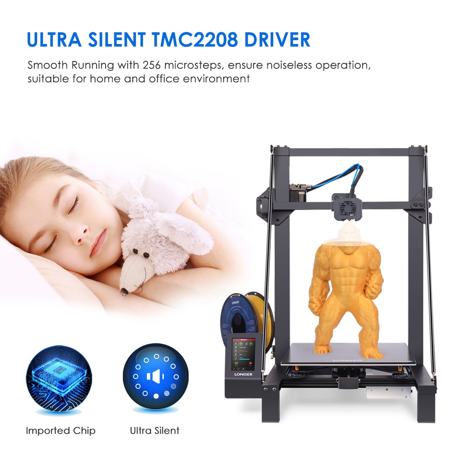 最先端 専用 3Dプリンター LONGER LK5 Pro FDM 3d Printer PC周辺機器