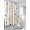 thumbnail image 3 of Fsddascl Beige Christmas Shower Curtain Set - Extra Long 72" x 96" Washable Bathtub Curtain with 12 Hooks, Xmas Snowman Snowflake Waterproof Fabric Stall Shower Curtains for Bathroom/Bathtub Décor, 3 of 6