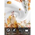thumbnail image 7 of Orange Fall Cloth Napkins Set of 6 Reusable Dinner Napkins, Thanksgiving Pumpkins Sunflower Maple Leaf Cocktail Napkin Washable Table Napkins for Wedding/Holiday Party/Baby Shower 20"x20", 7 of 7