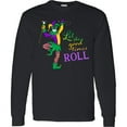 thumbnail image 3 of Inktastic Let the Good Times Roll Mardi Gras Jester Long Sleeve T-Shirt, 3 of 5