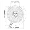 thumbnail image 2 of Spal 30102044 13" Curved  Puller Fan, 2 of 3