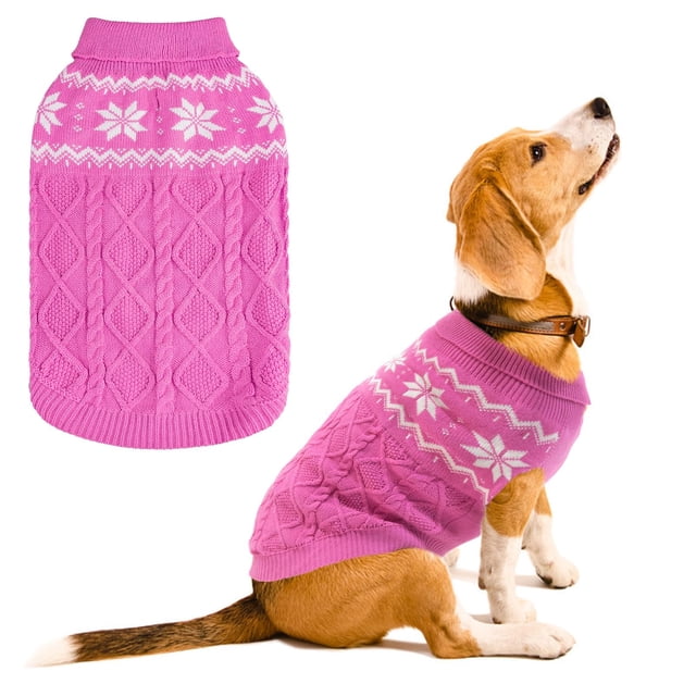 Jersey para perros SCIROKKO, cálido, color rosa invernal, para perras