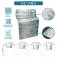 thumbnail image 7 of Table Runners 36 Inches Long Dress Scarves, Blue Eucalyptus Leaves Farmhouse Kitchen/Dining Table Runner, Short Coffee Tablerunners, Farmhouse Watercolor Floral 13x36 Inch, 7 of 7