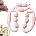 thumbnail image 1 of Pince Circulaire à 9 Roues, Rouleau Anneau Multifonctionnel à Main, Rouleau Anneau Multifonctionnel, Relaxant Musculaire pour Jambes, Cou, Mains et Bras à 360 Degrés, pour Femmes Sports Intérieurs Yoga (Rose), 1 of 8