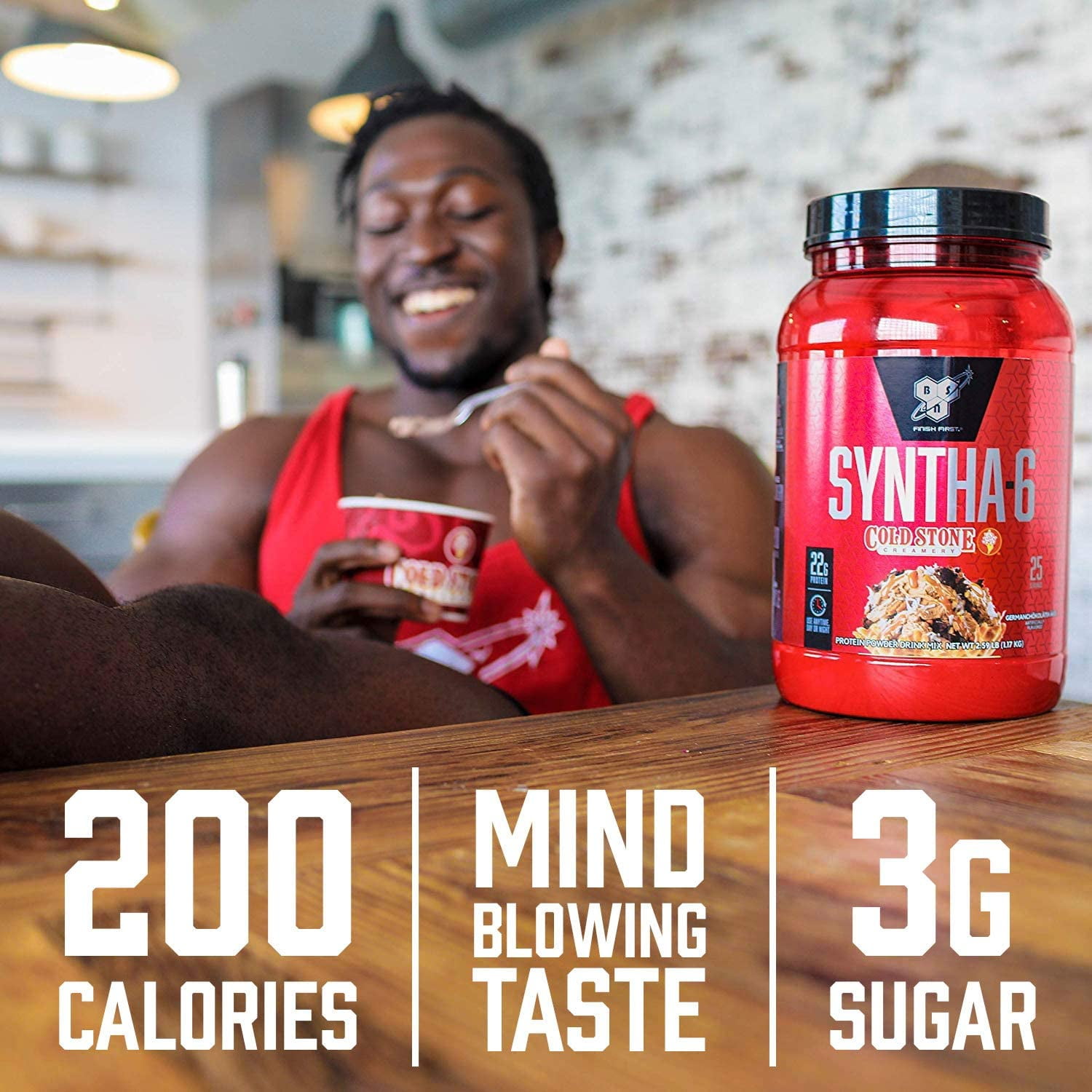Bsn Syntha 6 Cold Stone Creamery Whey Protein Powder Birthday Cake Remix 1 45 Lb Walmart Com Walmart Com