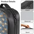 thumbnail image 6 of FKELYI American Flag Grunge Elk Print Bible Cover for Women Men PU Leather Book Cover with Handle Zippered Bible Case Church Bible Bag for Prayer Christian Outdoor Study, 6 of 6