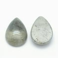 thumbnail image 2 of 2pcs Natural Labradorite Cabochons teardrop 25x18x7mm, 2 of 2