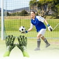 thumbnail image 4 of Soccer Goalkeeper Gloves Thickned Non-skid Red Green Black Latex Thickened Cold-resistant Breathable And Comfortable, 4 of 22