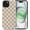 Beige Checkered Neutral Brown, variant on Compatible with iPhone 15 Plus Case, Compatible with MagSafe, Shockproof Soft TPU and Hard PC Protective Phone Case for Women Girls, Purple Checkerboard Checkered
