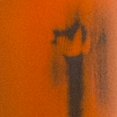 thumbnail image 3 of 24'' High Backless Distressed Orange Metal Indoor-Outdoor Counter Height Stool, 3 of 9