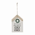 thumbnail image 3 of Farmhouse Christmas Wreath Hanging Ornament 7X4X0.5, 3 of 5