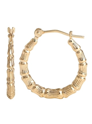 White gold bamboo earrings shop
