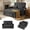 Corduroy-Black, variant on WAKEFIT 54" Pull-Out Sleeper Sofa Bed,3-in-1 Convertible Loveseat Couch with Adjustable Backrest for Small Living Room,Corduroy,Beige