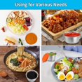 thumbnail image 2 of Mightlink 6Pcs Dipping Cup,70ml Stainless Steel Sauce Cup with Leakproof Lid Reusable Condiment Container for Lunch Boxes Picnics, 2 of 10