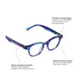 thumbnail image 2 of Lentes de Lectura eyebobs Bitty Witty Redondos Negro Granito 3.00, 2 of 5