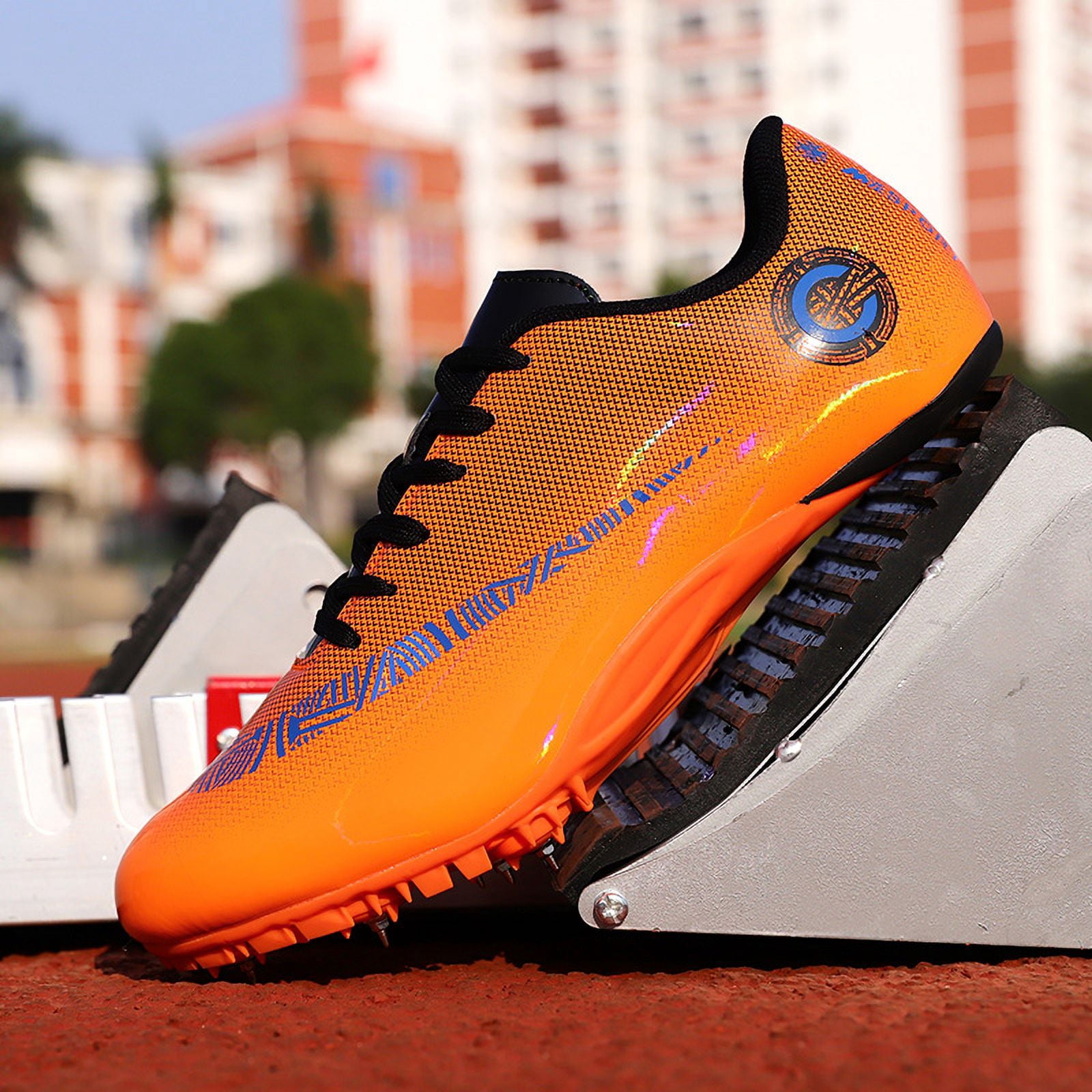 Men's Women's Track and Field Shoes Racing Jumping Sprint Sneakers Professional Running Spikes Athletic Shoes