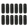 thumbnail image 2 of Saddle Height Adjustment Screw Set,  Incisive Clean Cuts  Light Burr Free Guitar Saddle Height Screws  For Repair Silver,Black, 2 of 8