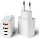 thumbnail image 1 of wonima02 40W European Charger Travel Plug Adapter, 2Pack European USB C Charger, 4-Port Fast PD 3.0 Block Power Adapter Compatible with iPhone 16/15/14/13/12/11/Pro/Pro Max, for Samsung Galaxy S24-S20, 1 of 1