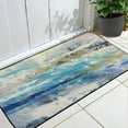 thumbnail image 2 of ONETECH Abstract Brush Strokes Front Door Mat Outdoor Entrance Floor Mat Rug 19.68*47.24 in, 2 of 6
