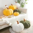 thumbnail image 7 of Jinswick Teddy Fleece Pumpkin Throw Pillows Ultra Soft Sherpa Decorative Cute 3D Shaped Cushion, 7 of 7