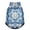 Blue Snowflake, variant on Pet Winter Coat Snow Zipper Clothing Cold Weather Dog Vest Warm Puppy Coat Blue Snowflake