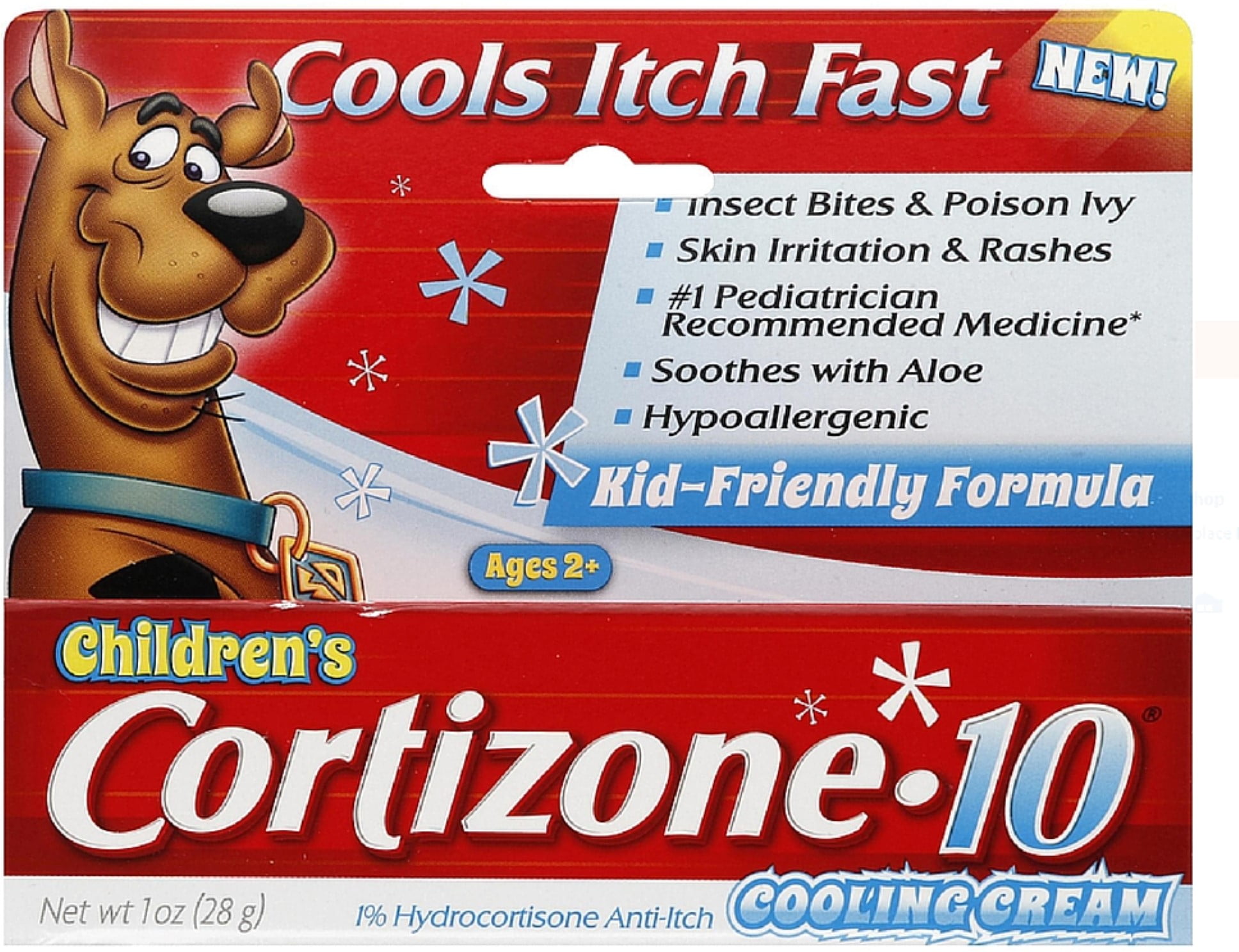 Cortizone 10 Anti Itch Children S Cooling Cream 1 Oz Pack Of 3 Walmart Com Walmart Com
