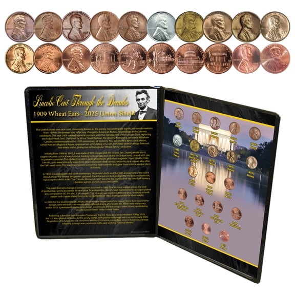 1909-2025 Lincoln Cent Through The Decades