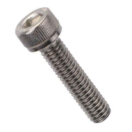 M3 X 25Mm Socket Head Cap Screws Metric, Allen Socket Drive, Stainless Steel 304, Full Thread, Bright Finish, Machine Thread, 100 Pcs