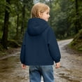 thumbnail image 6 of Samdudou Girls Rain Jackets Waterproof Hooded Windbreaker Lightweight Outerwear Kids Zip Up Long Sleeve Coats Outdoor Recreation Jacket with Pockets Size 5-16 Years, 6 of 8