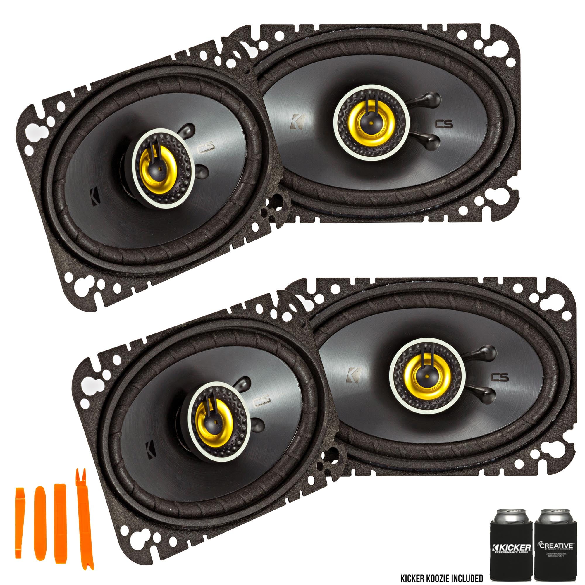 Two Pairs Of CS-Series CSC46 4x6-Inch 
