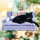 thumbnail image 5 of Adorno acrílico de gato negro para Navidad, divertidos artículos para fiestas navideñas. Estilo C, 5 of 7