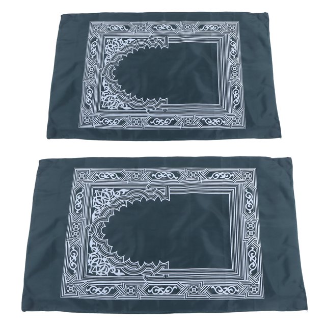 Senjay 2Pcs Prayer Mat Portable Windproof Waterproof Premium Material High Durability Travel Prayer Mat,Travel Prayer Mat,Prayer Mat