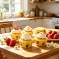 thumbnail image 6 of Greaseproof Baking Cups, 100 Pack Non Stick Muffin Liners, Standard Size Food Grade Paper Cupcake Liners for Baking Cupcakes Muffins and Party Desserts, 6 of 9