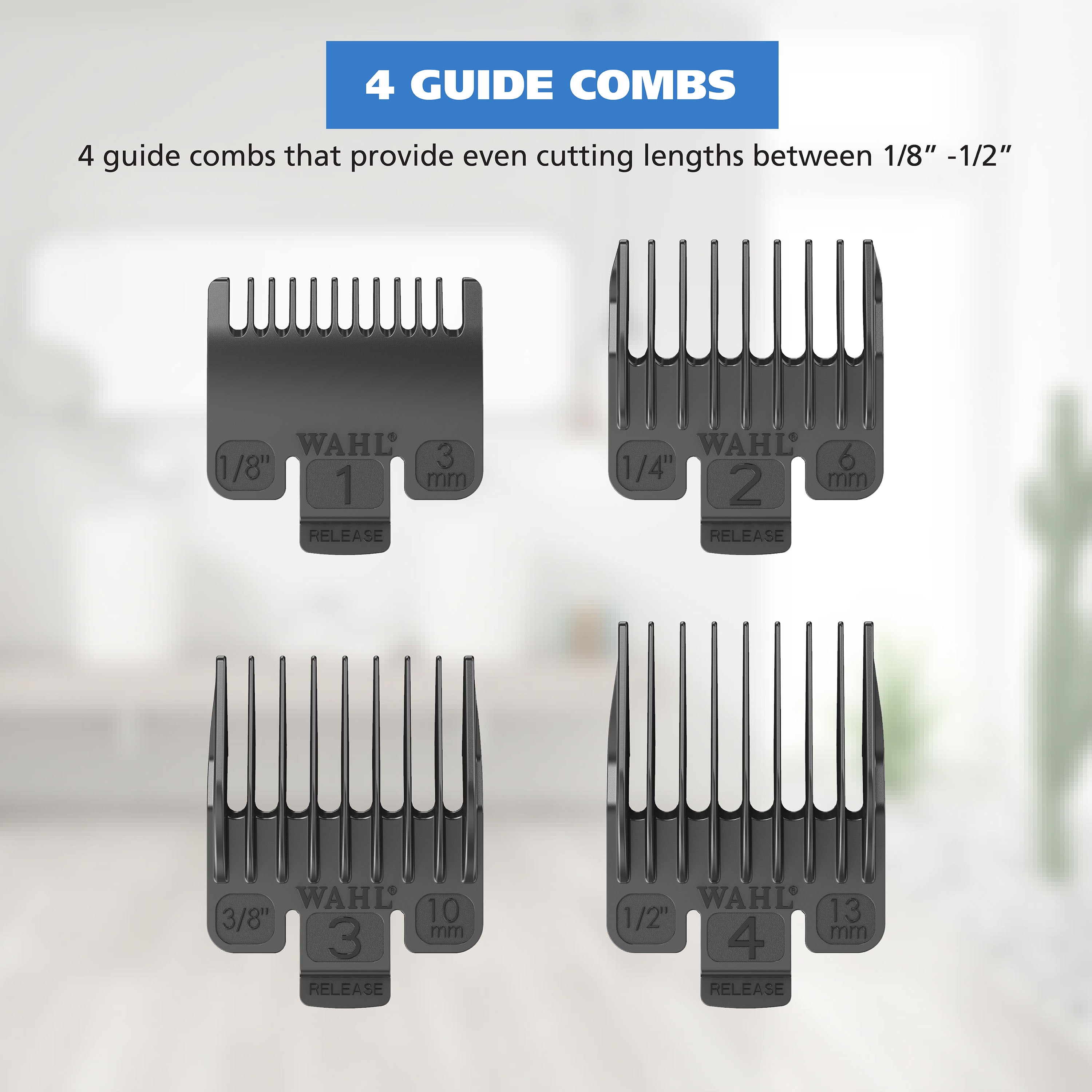 Wahl Basic Series Touch up Corded Pet Clipper, 10 Piece Dog Grooming Kit Black - 9653-1101