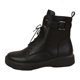 thumbnail image 1 of NECHOLOGY Botas Mujer Zapatos Botines para mujer Botas grandes de manga corta de estilo británico para mujer, botas de cuero Retro con cordones y hebilla de cinturón de otoño (Black, 8.5), 1 of 7