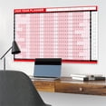 thumbnail image 1 of Calendario de escritorio | Planificador Mensual Simplificado en Inglés | Pantalla de pared o de escritorio | Amplio espacio para notas y recordatorios | Papel borrable de primera calidad | Material, 1 of 8