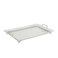 thumbnail image 2 of Bandeja de servicio de comida de hierro de metal con asas para la entrada de la cocina Decoración de la boda Material duradero multifuncional Estilo Argén perfecl Bandeja de pastel de postre, 2 of 8