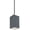 Graphite, variant on Wac Lighting Dc-Pd05-N Cube Architectural 7" Tall Led Indoor/Outdoor Pendant - Black