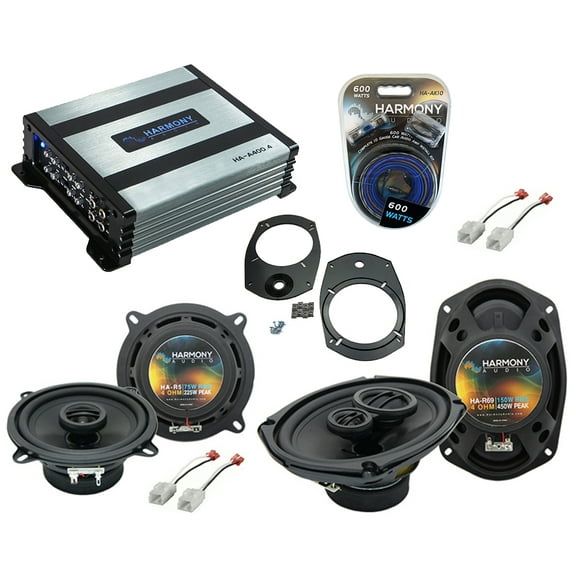 Harmony Dodge Ram 2500/3500 2002 HA-R5 5.25" 225W, HA-R69 6x9" 450W & 800W Amp