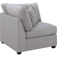 thumbnail image 6 of JERFIT Modern Grey Corner Chair with Reversible Cushions, Upholstered Modular Chaise Lounge for Living Room, 6 of 10