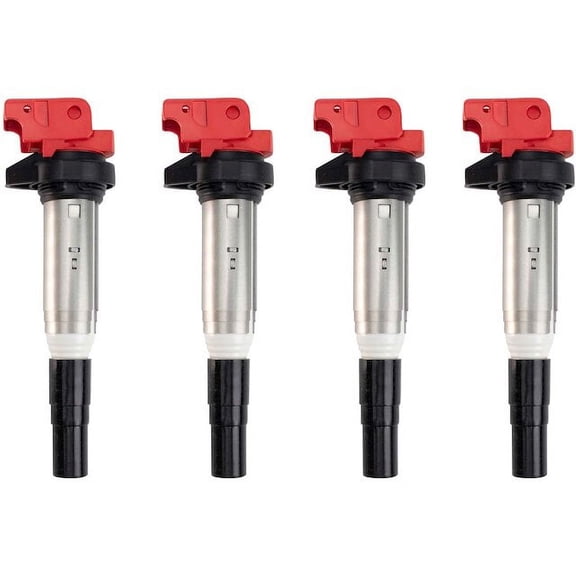 Ignition Coil Set 4 Piece - Compatible with 2013 - 2018 BMW 320i xDrive 2014 2015 2016 2017