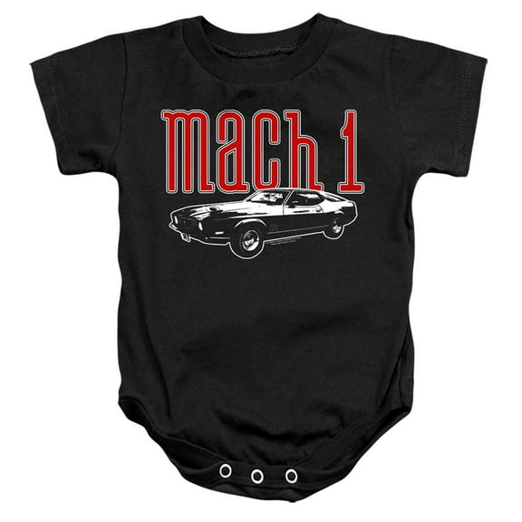 Ford Mustang Mach 1-Infant Snapsuit Black (18 Mo)