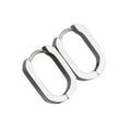 thumbnail image 2 of Daisyyozoid Wholesale Men's Women Punk Stainless Steel Geometry Shape Design Hoop Earrings, 2 of 2