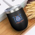 thumbnail image 4 of 12oz Easter Egg Tumbler with Lid & Straw, Insulated Stainless Steel Wine Cup, [Easter Theme] Print, 4 of 5