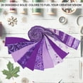 thumbnail image 4 of Soimoi Jelly Roll Fabrics for Quilting 40 Strip 2.5" Cotton Strips Bundles, Perfect Quilting Fabric for Craft Project, Precut Quilt Fabirc, Cotton Strips for Home Decor, Rugs - Tonal Violet Florals, 4 of 9