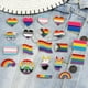 thumbnail image 2 of Alfileres de esmalte personalizados LGBTQ orgullo lesbiana Gay Arco Iris bandera broche Pansexual Asexual Bisexual transgénero símbolo corazón insignia joyería Dengxun unisex, 2 of 2