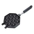 thumbnail image 2 of 10 hoyos fabricante de takoyaki de doble cara, molde para panqueques rellenos, molde para la parrilla, bandeja para hornear plato de cocción, cocina, 2 of 10
