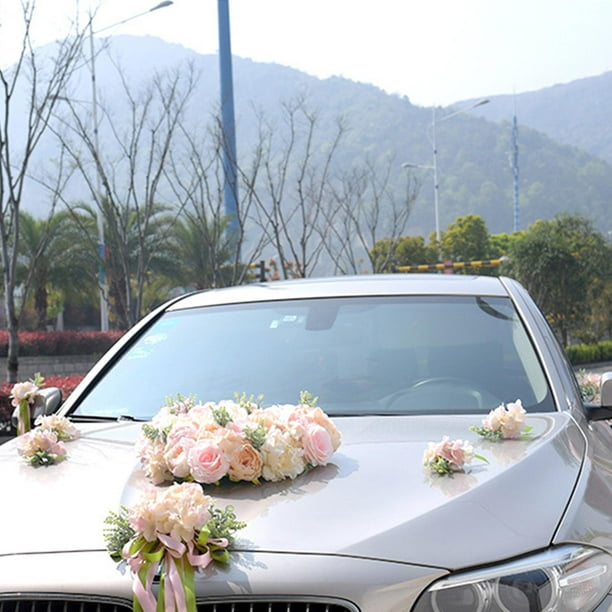 Kit Para Decoración De Coche Just Married| Detalles De Bautizo