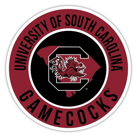 South Carolina Gamecocks 12" State Circle Sign